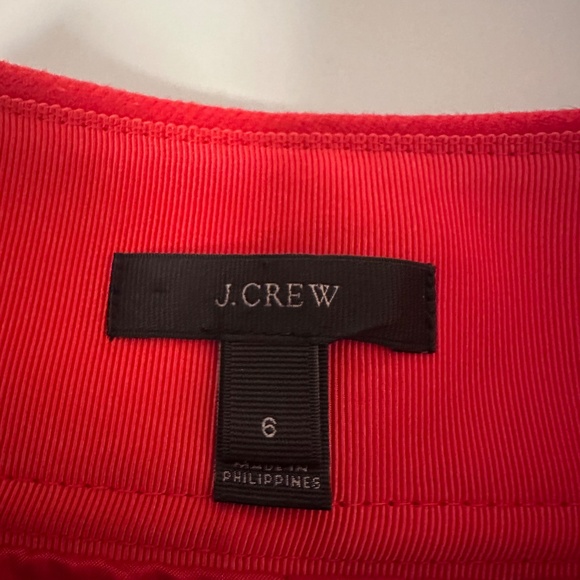J. Crew Wool Red Mini Skirt with Pockets | Size 6 - Picture 7 of 10